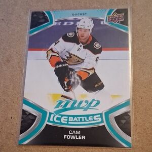 Upper Deck MVP Ice Battles Cam Fowler Hockey Card